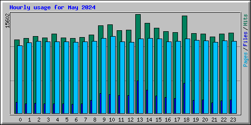 Hourly usage for May 2024